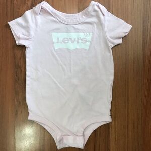Levi's Pink Baby Girl’s Bodysuit Size 24 Months